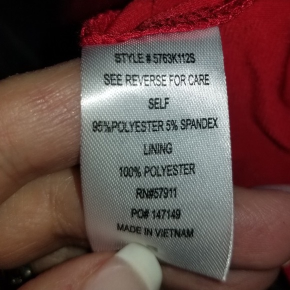 Superfoxx California Dreams Red Dress Sz Small - Picture 4 of 4